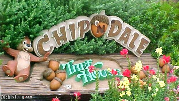Chip n Dale Tree House Poster