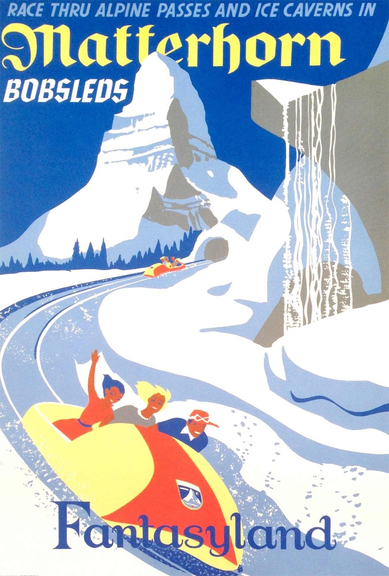 Matterhorn Bobsleds Poster