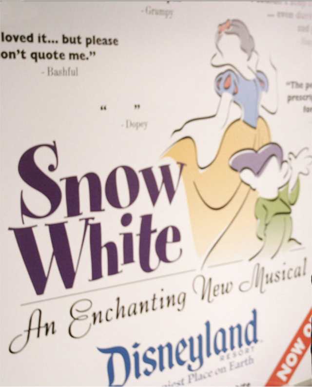 Snow White An Enchanting Musical Poster