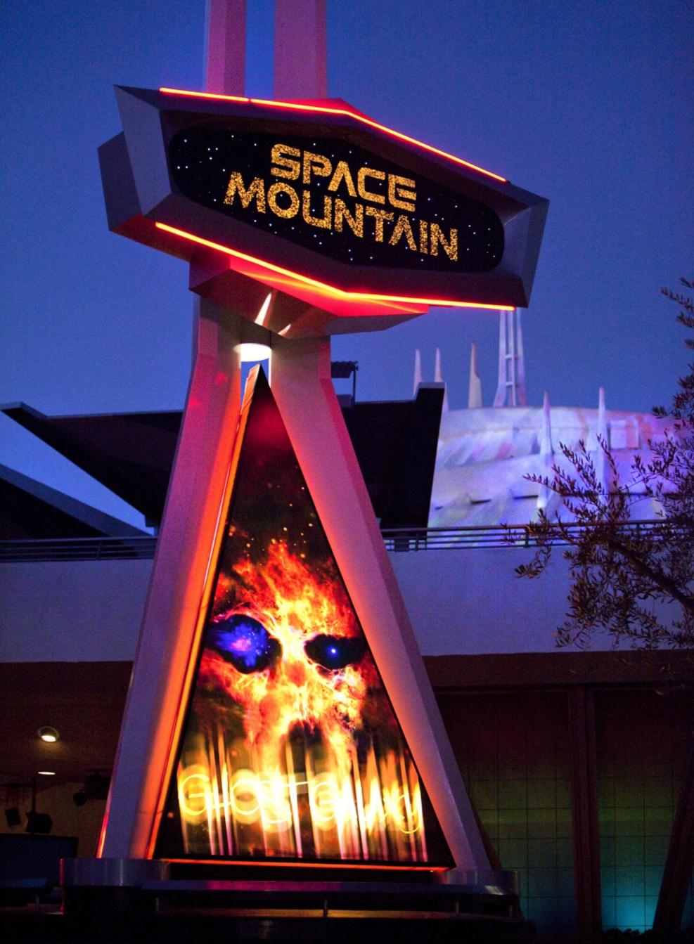 Space Mountain Ghost Galaxy Poster