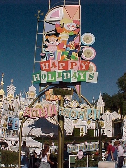 It's A Small World Holiday Poster
