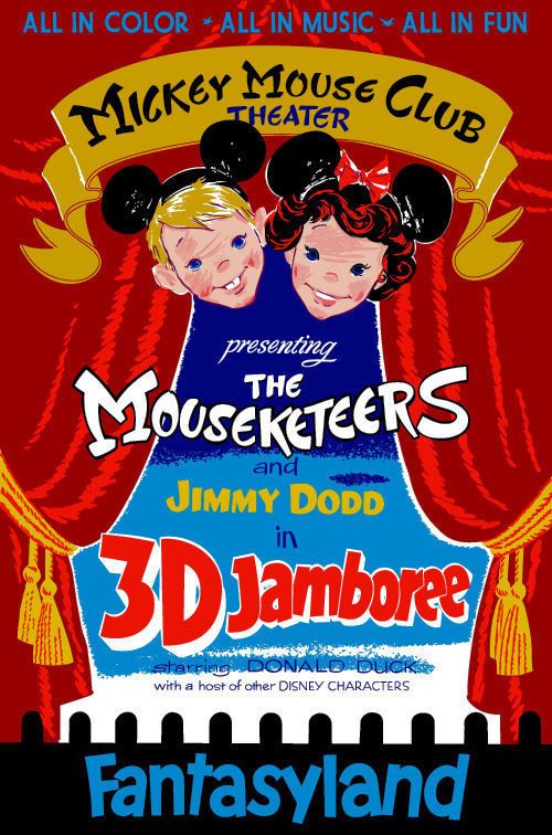 Mickey Mouse Club Theater 3D Jamboree Poster
