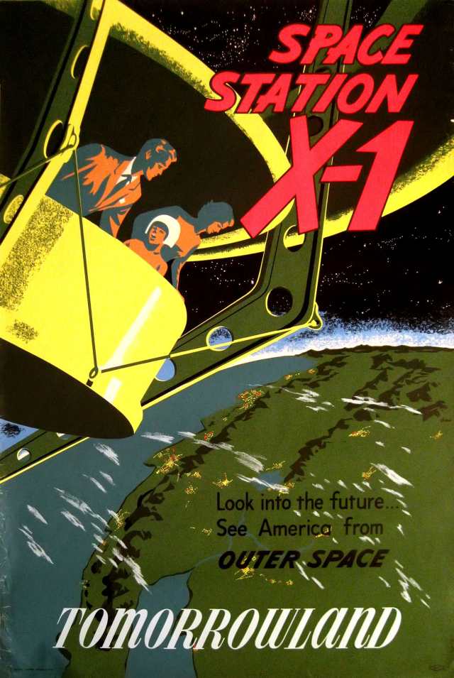 Space Station X-1 Poster