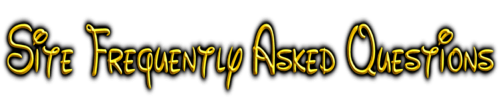 Site Frequently Asked Questions